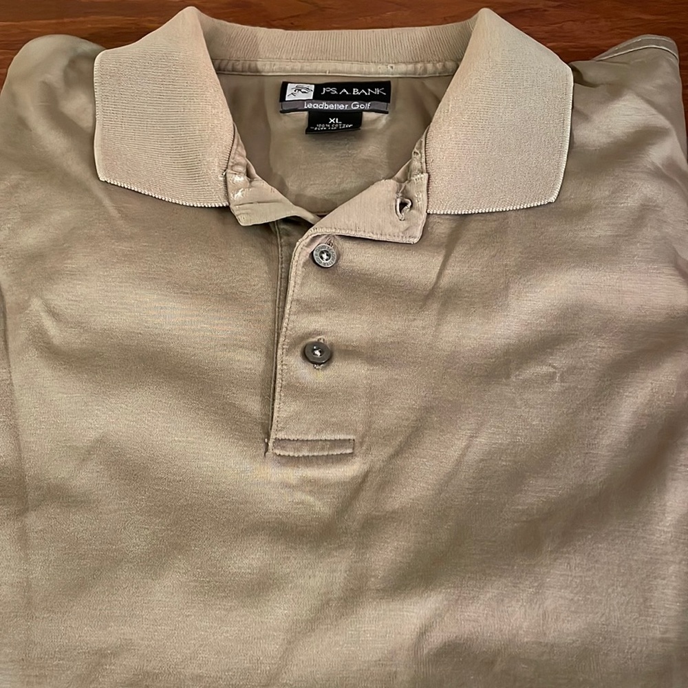 Jos A Bank shirt sleeve golf shirt